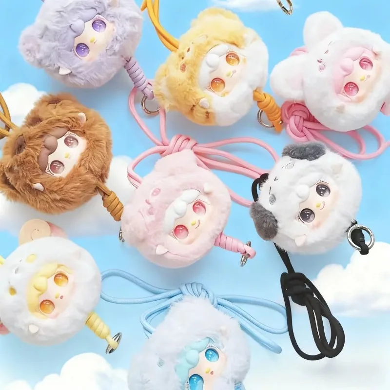 

new Yooki v7 pendant phone lanyard series Vinyl Mini Blind Box Cute Decor Collection Figurine Kid Bestie Girl birthday Gift doll