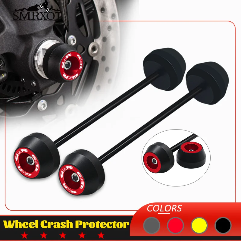 

Wheel Falling Protector For GSR600 GSR750 GSXS750 2008-2024 Motorcycle CNC Front Rear Axle Fork Crash Sliders Pad gsr600 750