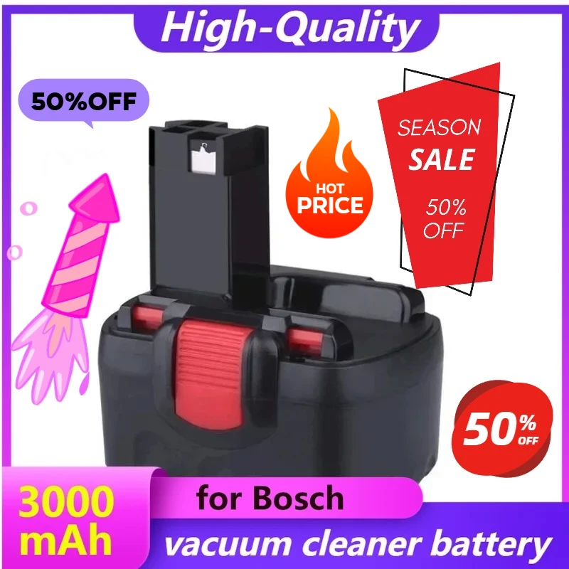

3000mAh Rechargeable Battery for Bosch Drill Screwdriver BAT038 BAT040 BAT140 BAT159 BAT041 3660K 2607335533