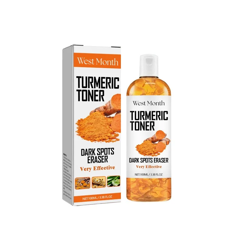 Anti-Black Turmeric Toner Deeply Hydrating Firming Shrink Pore Repair เมลานิน Brighten Moisturizing Essence Facial Skin Toner