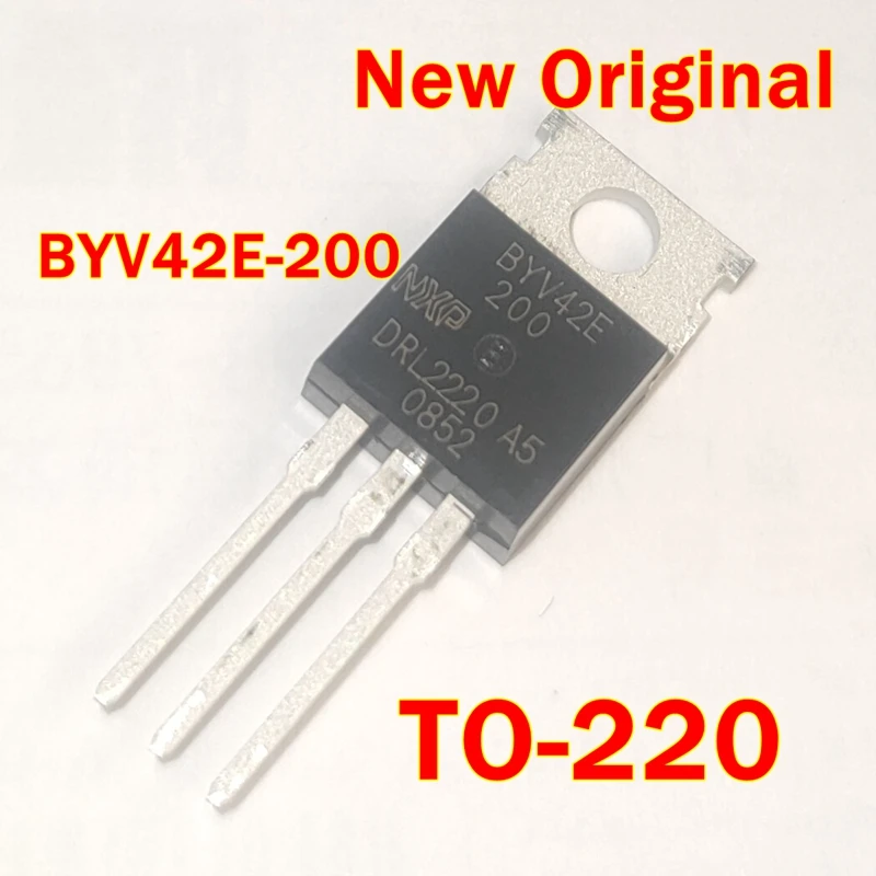 

1pcs to 100pcs BYV42E-200 TO-220 New Original Rectifier diodes ultrafast, rugged