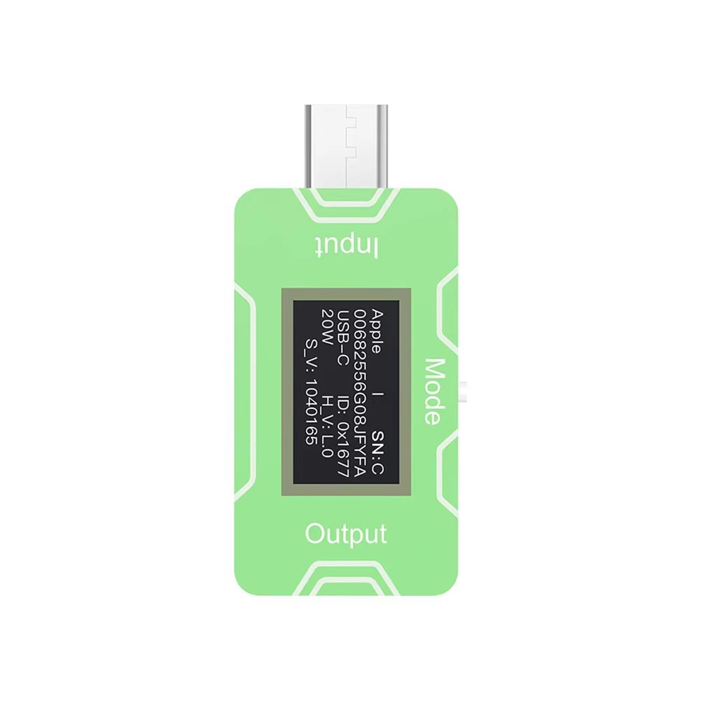 For OLED Display Charger Tester for Fast Charging Voltage Current Power Measurement Compatible with Multiple Devices