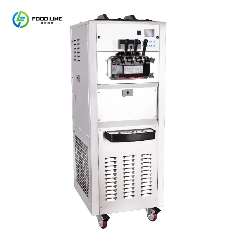 High Capacity Frozen Yogurt Ice Cream Maker for Commercial Restaurant Cafe Use Custom