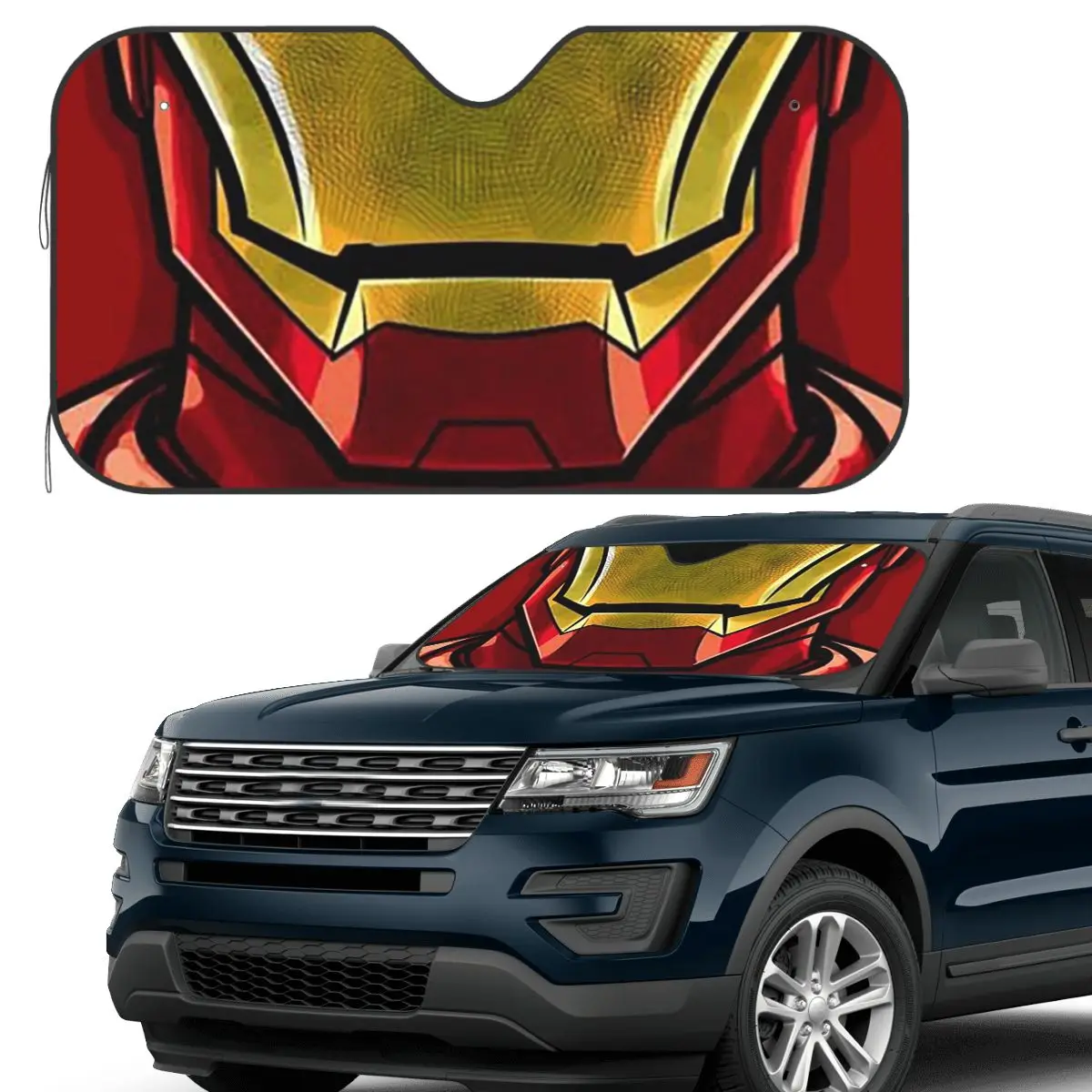 

Комиксы Airon Man Забавные выражения Комиксы и мультфильмы Солнцезащитный козырек Лобовое стекло автомобиля Переднее лобовое стекло Окно Солнцезащитный козырек