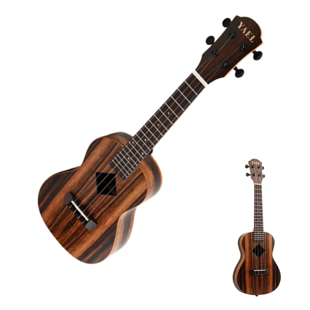 

High Grade Music Instruments 4 Strings Guitar Ebony Wood Professional Ukulele