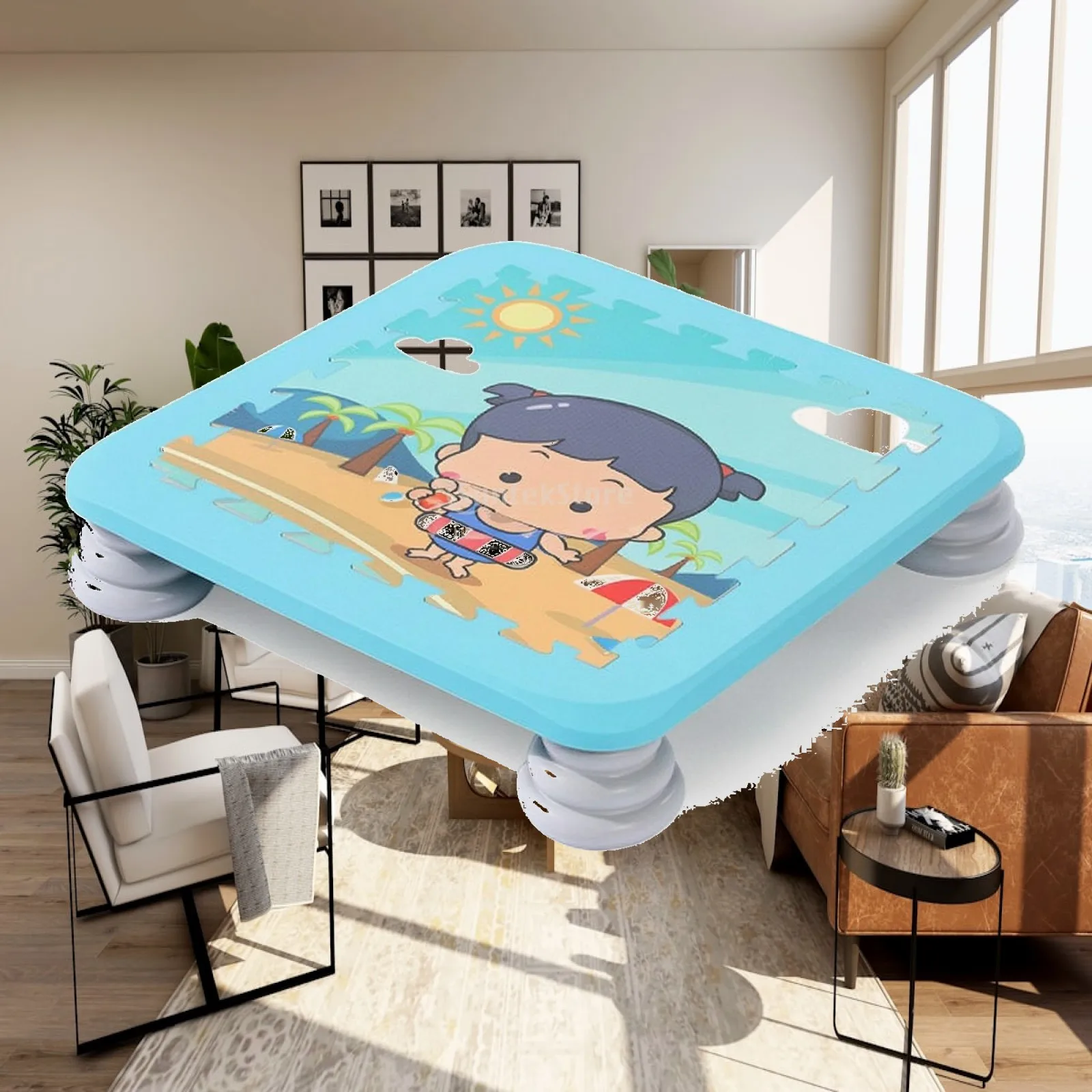 kids-jumping-trampoline-indoor-square-compact-exercise-bouncer-sturdy-support-feet-for-small-rooms