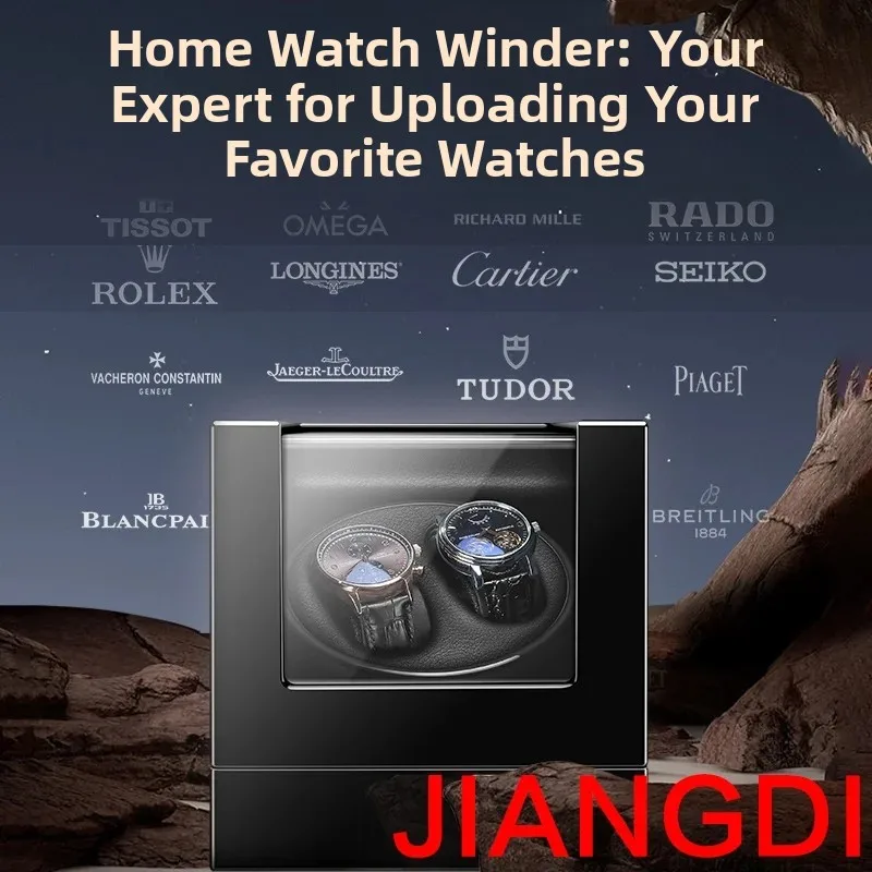 Automatic Winding Box Vertical Mechanical Watch Winder Rocking Table Home Use Fitness Equipment Pedometer Storage Case