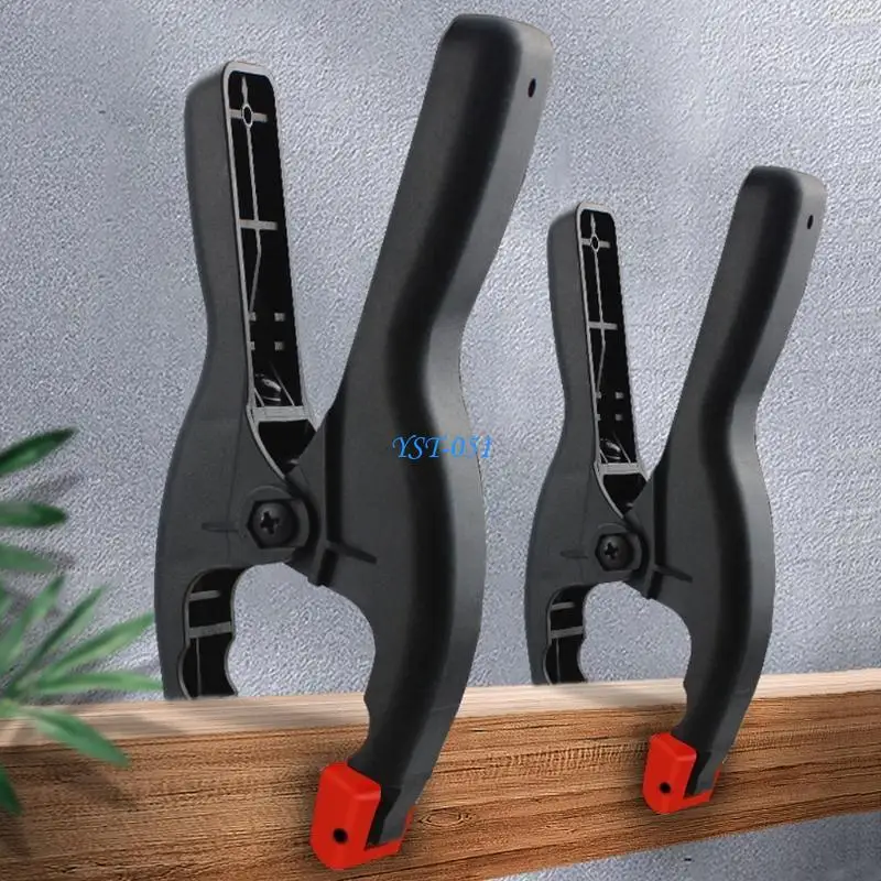 

E15A Woodworking Spring Clamp Heavy Duty A Type Plastic Adjustable Strong Clip Tool