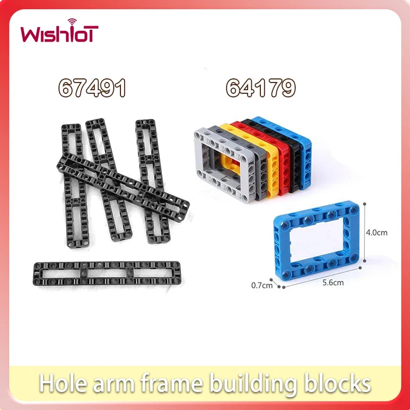 5x7 3x19 حفرة الذراع شعاع بنة جزيئات صغيرة MOC التكنولوجيا الأطفال DIY بها بنفسك الربط الطوب كتل متوافقة #1