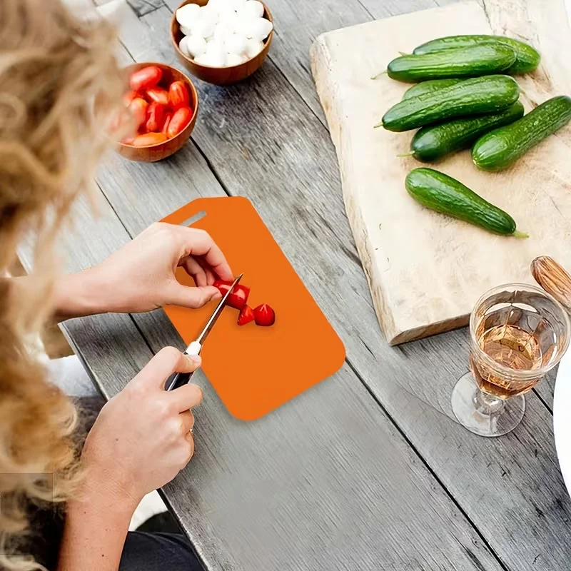 1Pc Foldable Silicone Cutting  - Camping Cooking Easy review and price