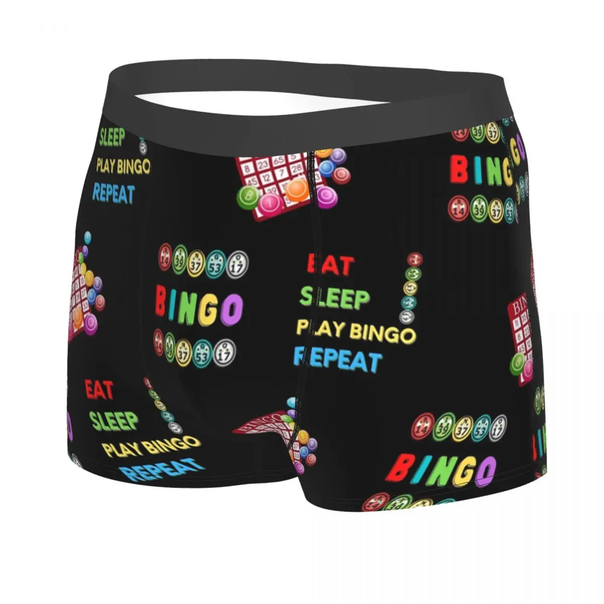 Male Fashion Best Play Bingo Game For Bingo Players Underwear Boxer Briefs Men Breathbale Shorts Underpants