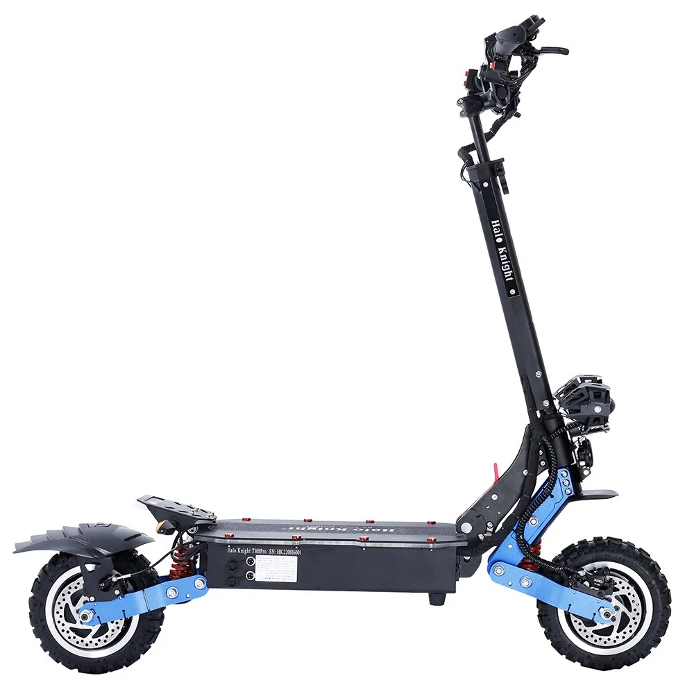 Halo Knight-patinete eléctrico T108 Pro, Scooter todoterreno de 11 pulgadas, 3000W x 2 motores, 95 Km/h, velocidad máxima de 60V, batería de 38,4