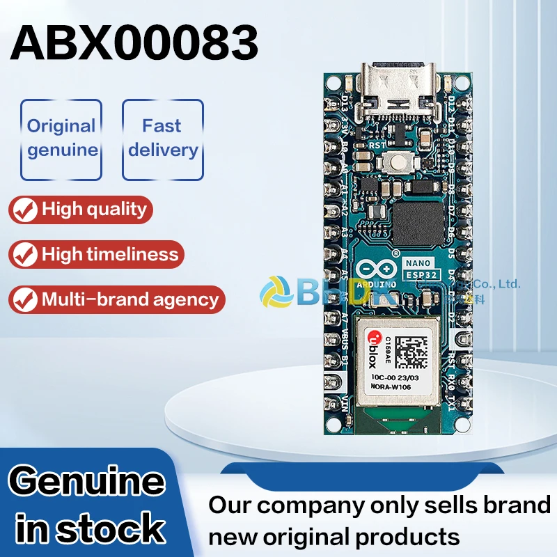 For ABX00083 Arduino Nano ESP32 With Headers ESP32 S3 Wi Fi BLE IoT Development Board USB C