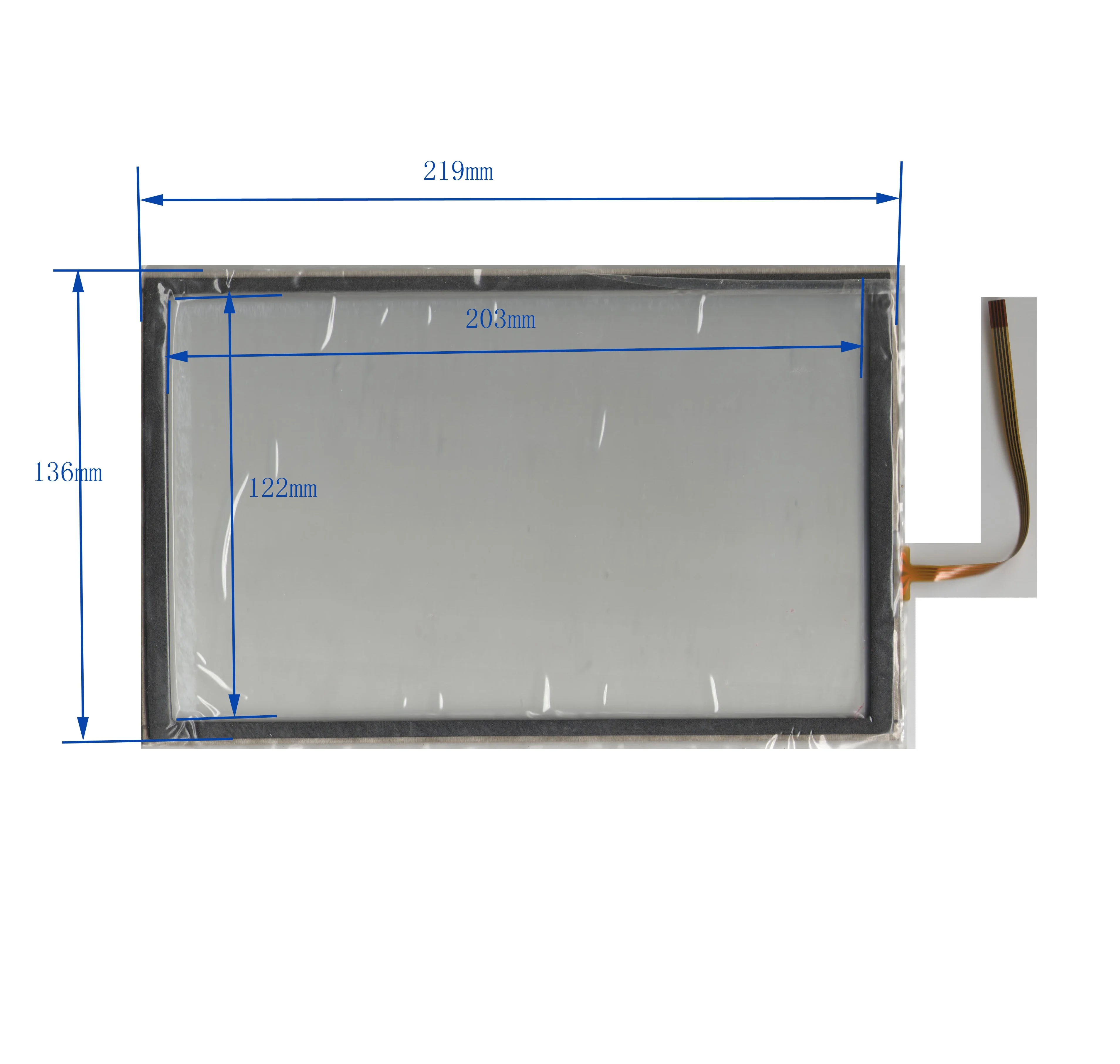 3PCS/LOT AM3565 9inch  four wire resistive 219*136mm   touch screen touch screen 219mm*136mm  GPS  touch screen