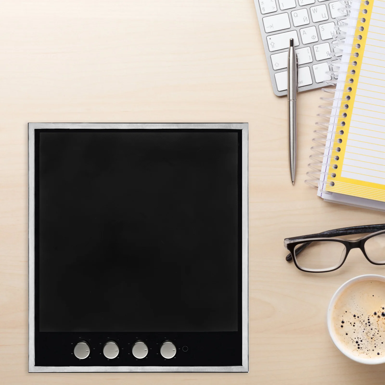 

Induction Cooktop Protector Silicone Heatresistant Mat Reusable Pad Even Heating Scratchprevention Flexible