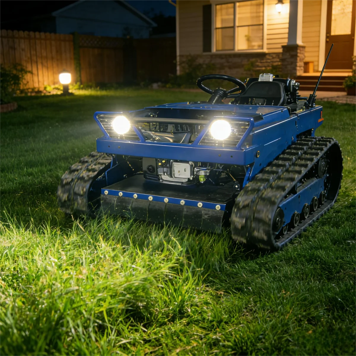 

Customized Flexible Rotation Fast Operation Remote Controlled Lawn Mower Highly Efficient And Precise Cutting Low Price For Sale