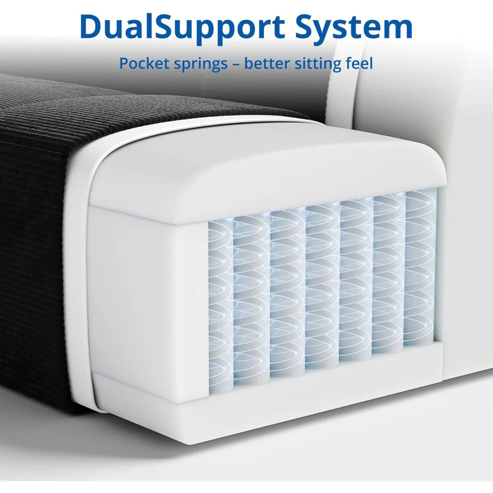 كرسي أريكة فردي من كوزي كاسل، كرسي بين باج للبالغين، صالة مريحة كبيرة الحجم بدون ذراع، أريكة بدون عظم، أريكة أرضية كسولة، Ch #4