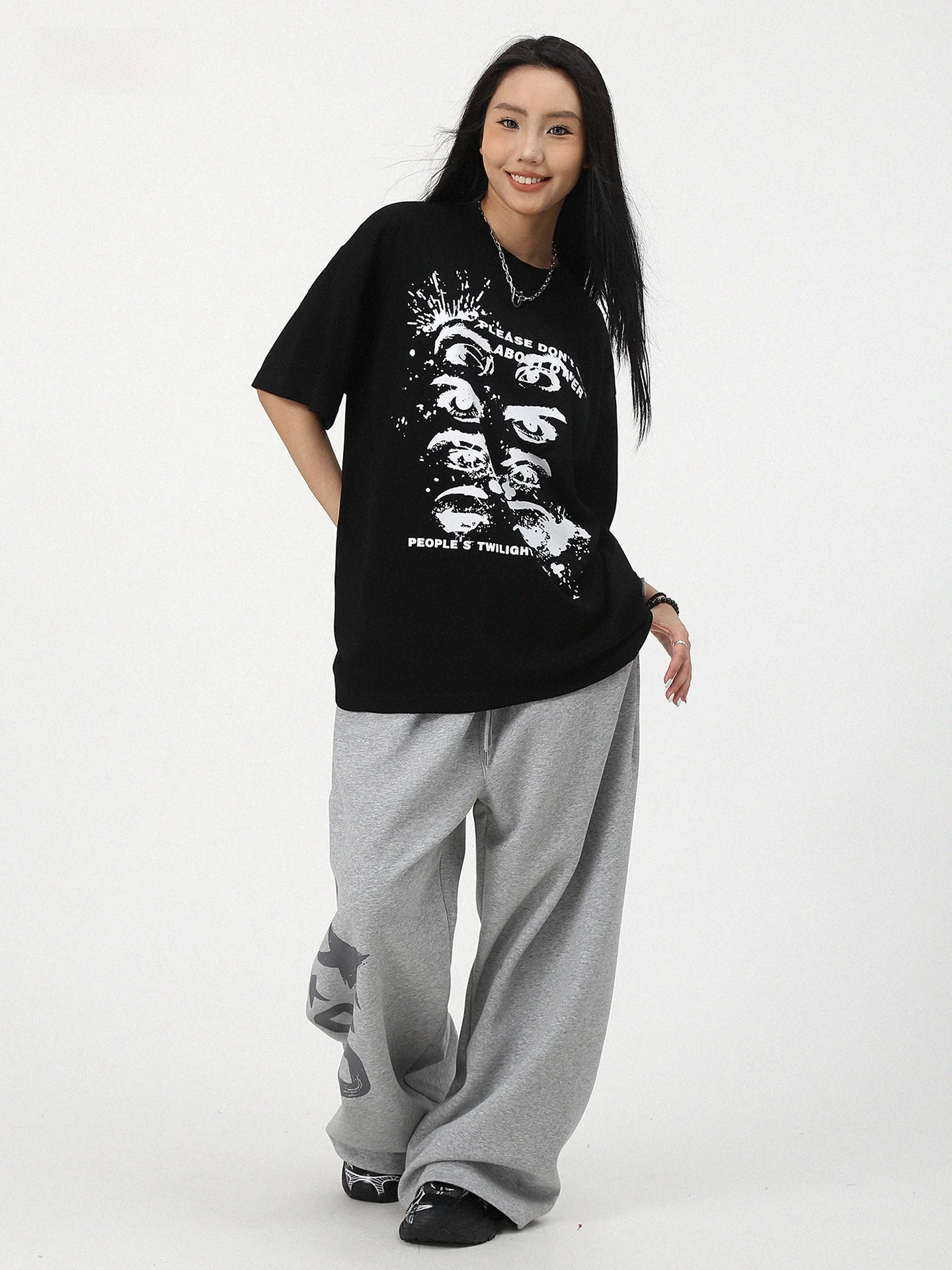 Kaus Wanita Gaya Tari Jalanan - Streetwear Brand With Eye ulasan dan harga