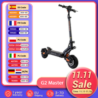 KuKirin G2 Master Electric Scooter, 1000W*2 Dual Motor 52V 20.8Ah Battery 70km Max Range 60km/h Max Speed 10\