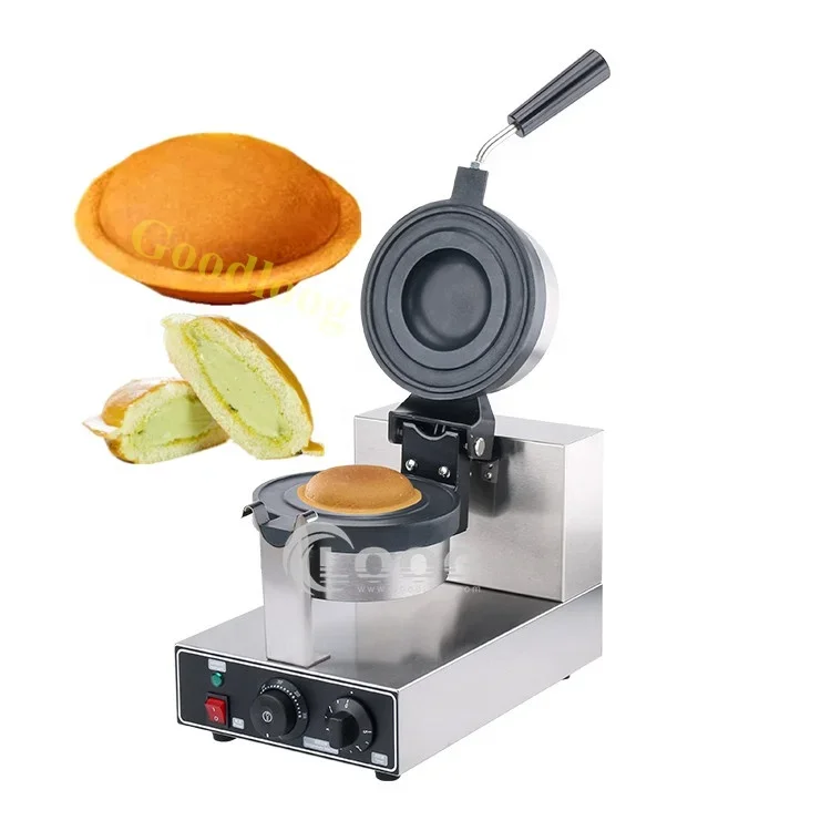 For Fast Food Equipment Supplier Commercial Non-Stick Sandwich Hamburger Maker Electric UFO Burger Gelato Panini Press Machine