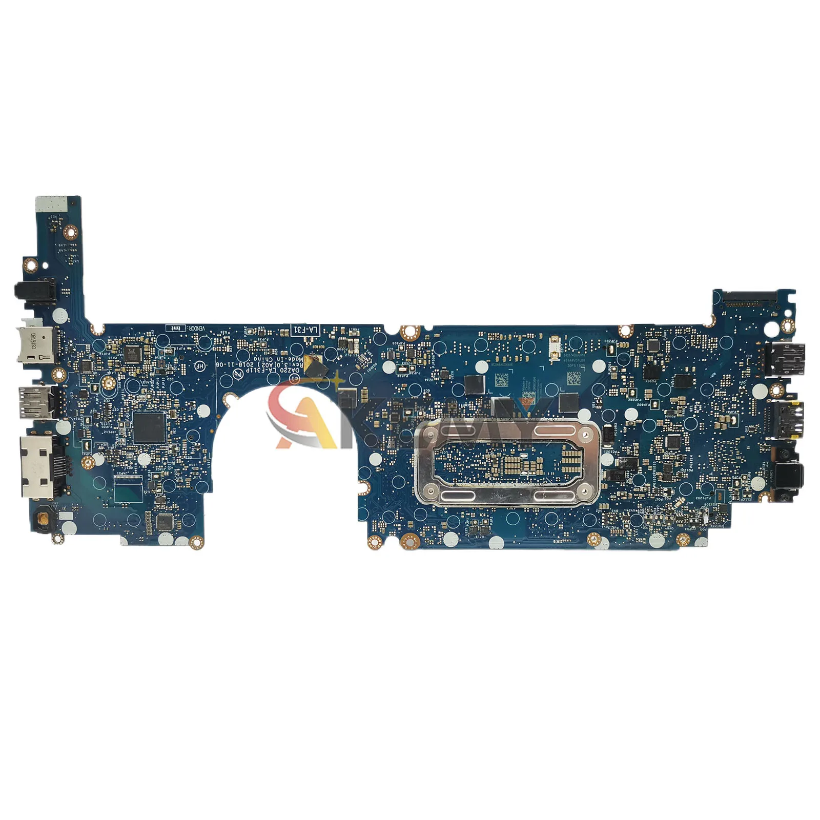 LA-F311P LA-F312P Laptop Motherboard For Dell Latitude 7290 7390 with I5-8350U I7-8650U CPU 0MXW44 0T46Y8 0N1RRT 100% Tested