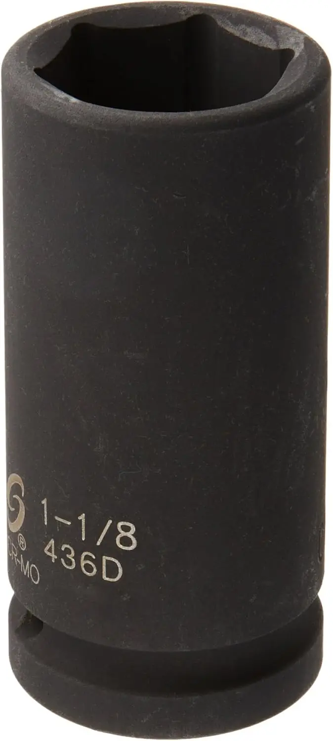 

3/4" Drive Deep 6 Point Impact Socket 1-1/8" for Heavy Duty Automotive Repair