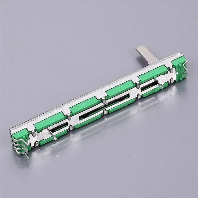 B27B 200 szt. 75mm Potencjometr suwakowy Behringer do miksera B10K, podwójny, prosty, zestaw