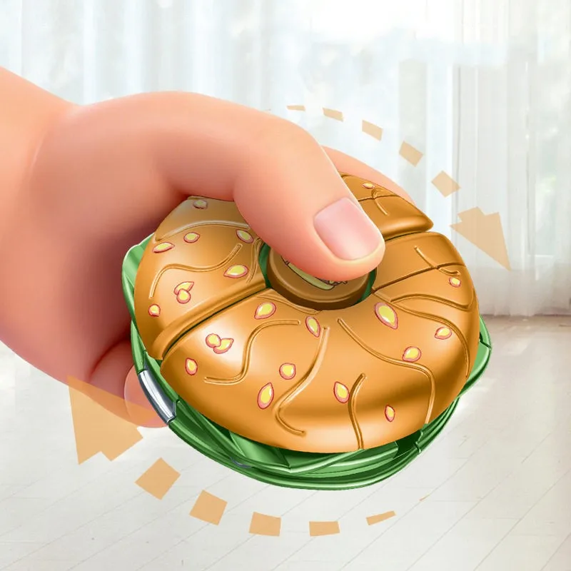 Criativo robô transformação comida fidget spinner mão spinner brinquedos antiestresse alívio do estresse adulto brinquedos sensoriais para crianças presente