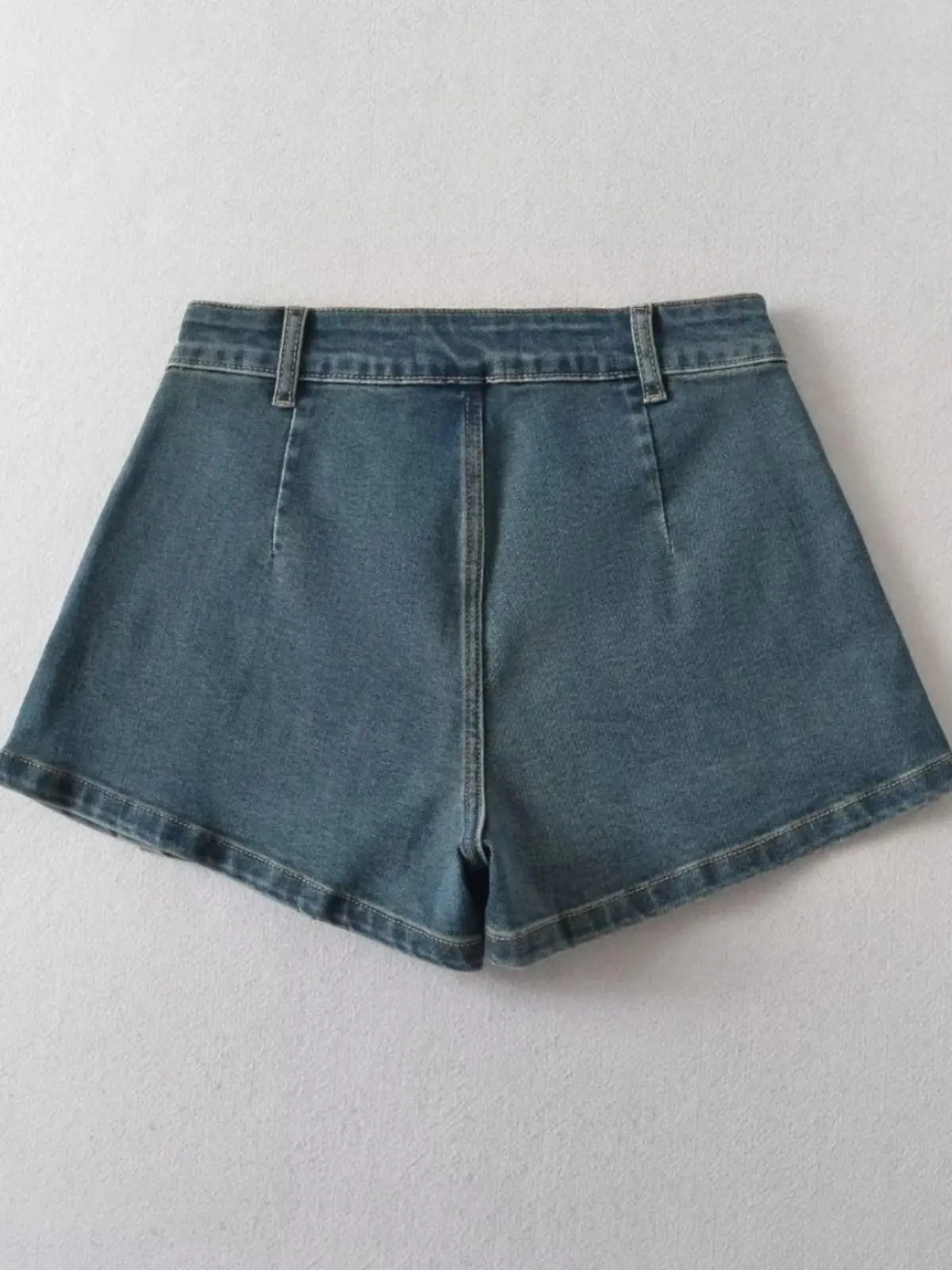 Women A-line Mini Pleated Denim Skirt Vintage Jean Short Skirt Harajuku Korean Style Y2k Cowboy Skirt 2000s Clothes Summer 2026