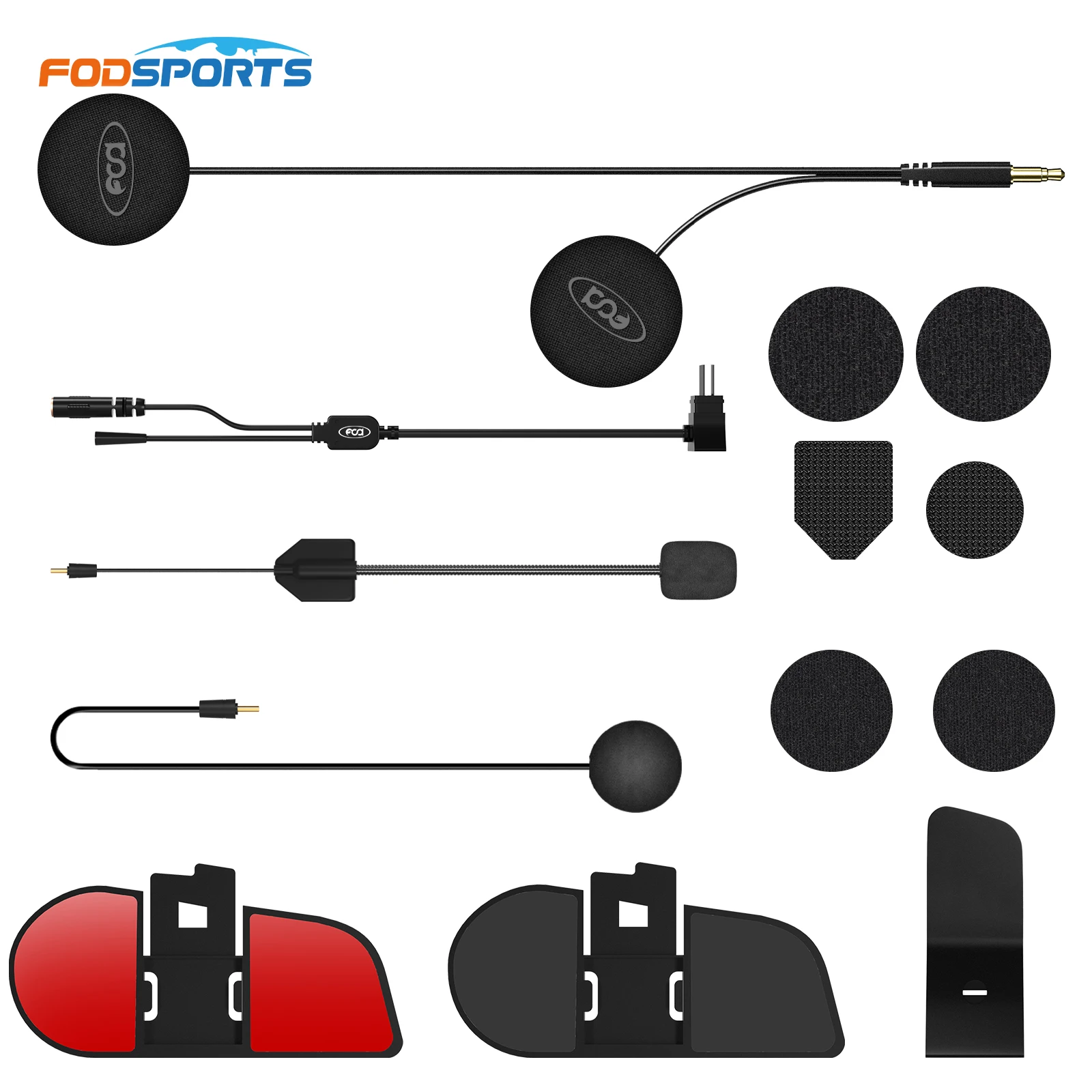 

Fodsports HRSQS Speaker with Microphone Clip Bracket only Suit for FX7 Motorcycle Helmet Bluetooth Intercom