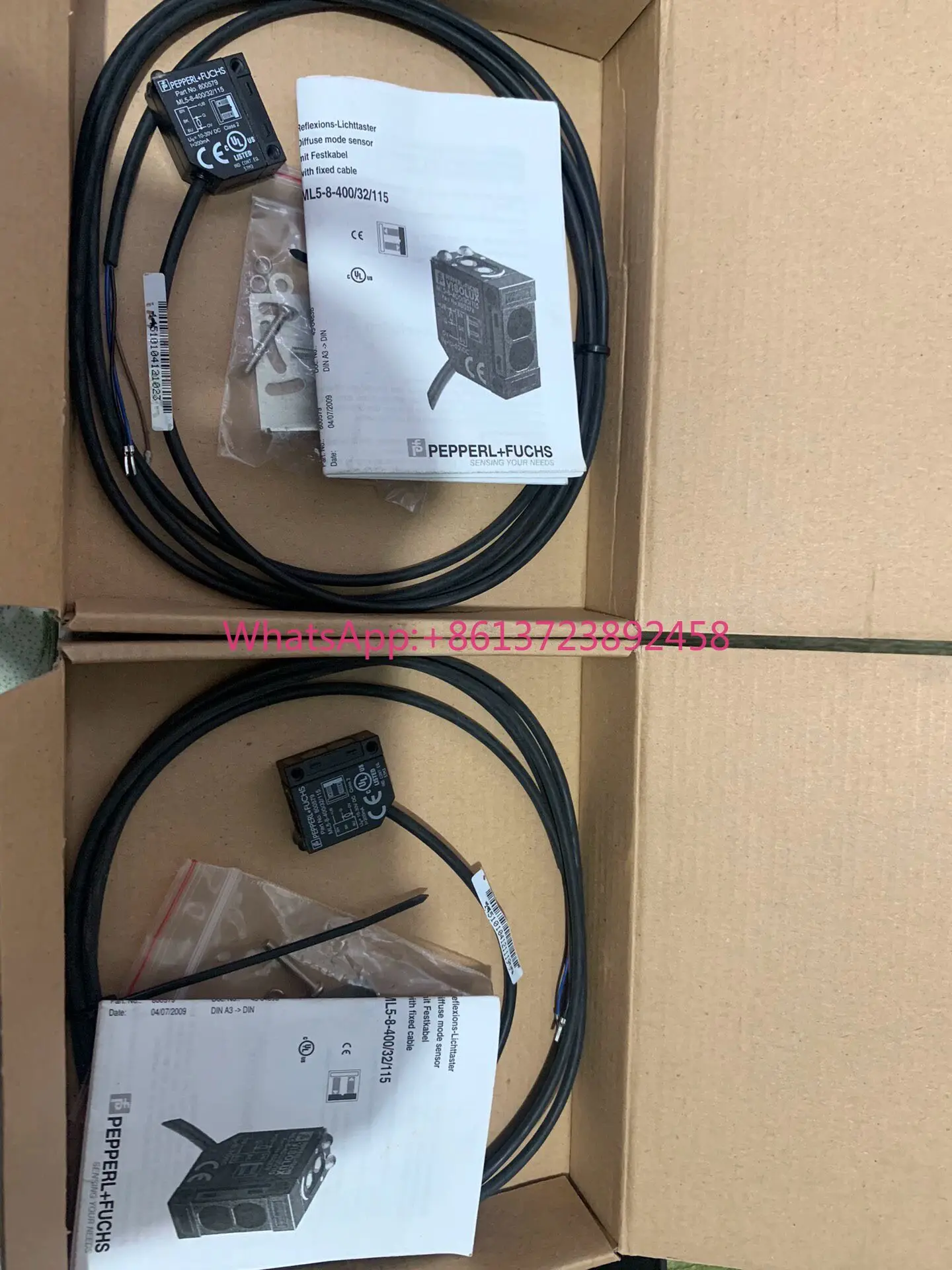 

Pepperl + Fuchs ML5-8-400/32/115 Photoelectric Sensor 800579 High Quality