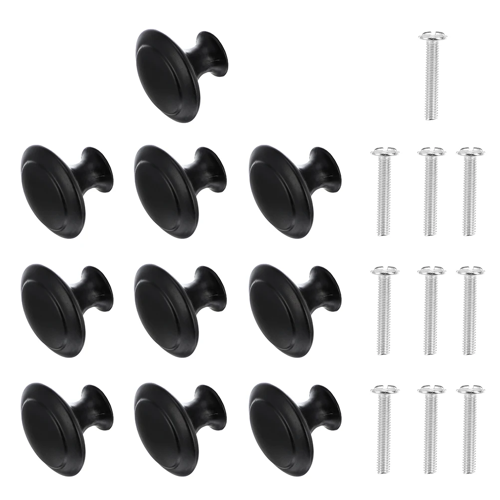 

Black Dressers Head H Sets Door Knob Drawer Drawer Pull Pull Stainless Steel Zinc Alloy Cabinet Hardware