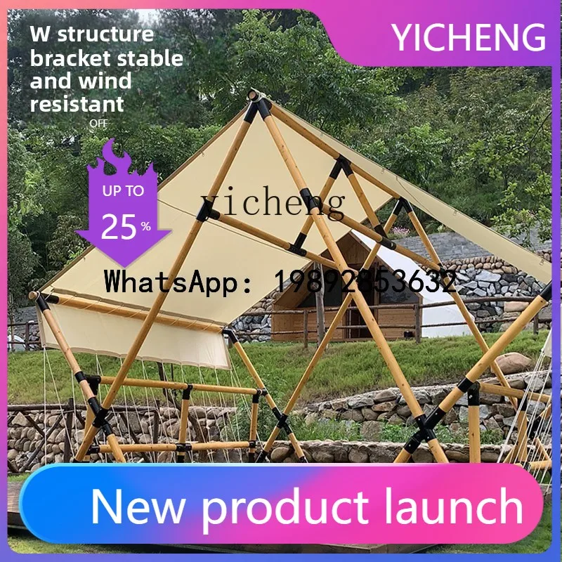 

A1 Camp Triangle Hotel Canopy Professional Outdoor Restaurant Camping Tent Rainproof Windproof