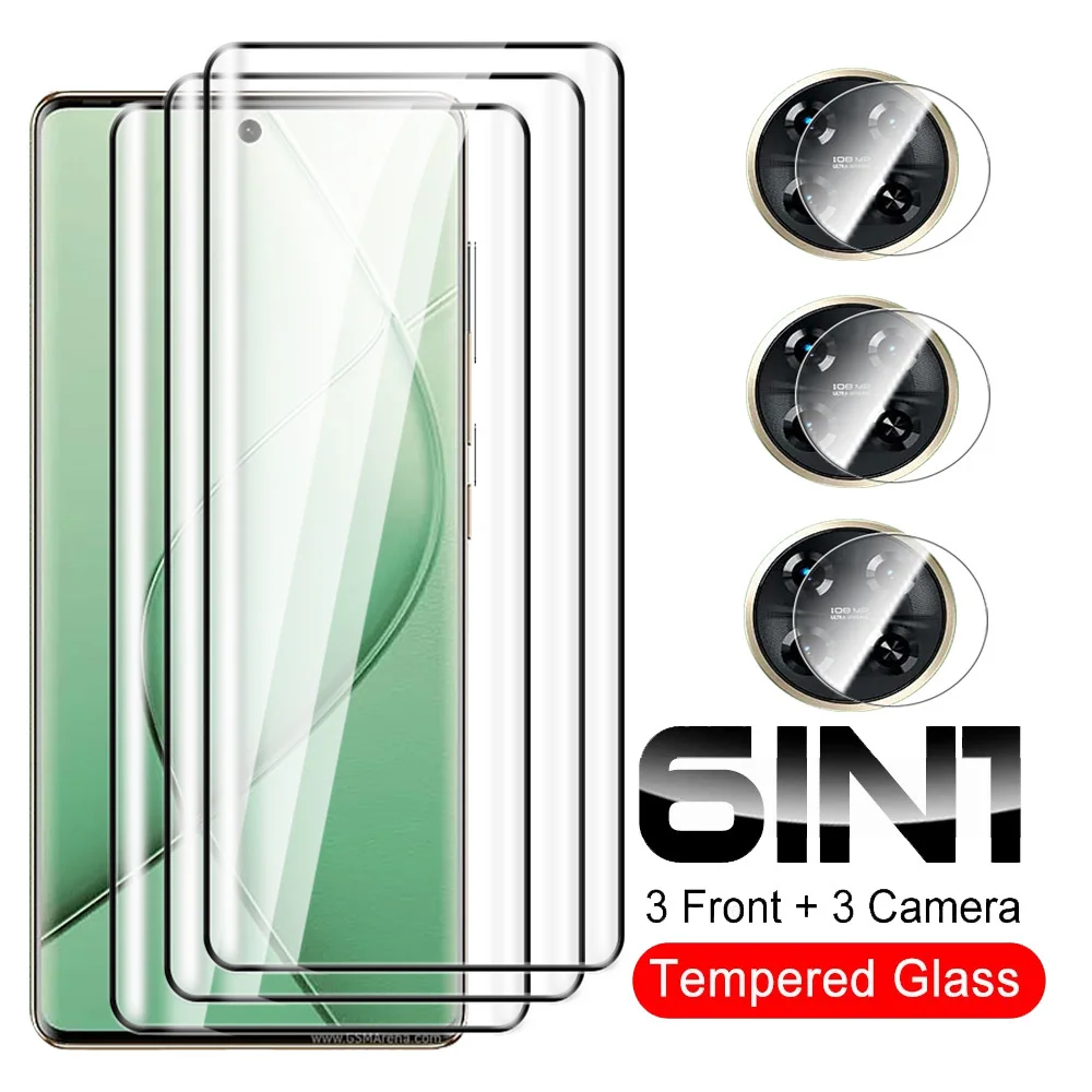 6In1 Tempered Glass Screen Protector For Tecno Spark 20 Pro Plus 20Pro + Spark20 Pro+ 20proPlus 5G Camera Lens Protective Glass