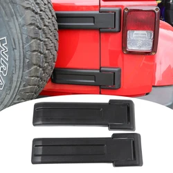 Car Tailgate Rear Door Spare Tire Holder Hinge Decoration Cover Trim for Jeep Wrangler JK JKU 2007-2016 2017 2/4-Door Accessory