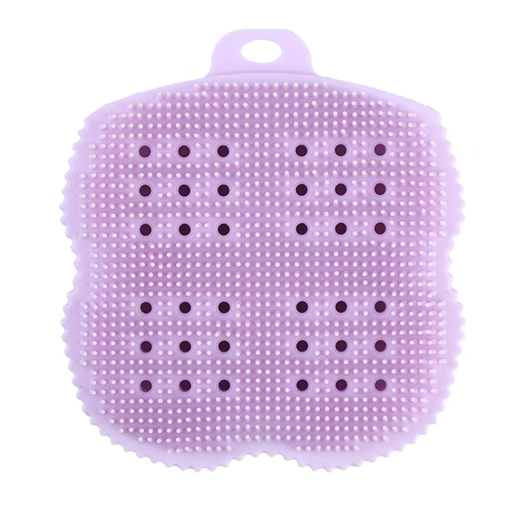 

2pcs Shower Brush Practical Massage Brush Creative Bathing Scrubber Body Exfoliator Back Massage Tool for Women Men (Pink,