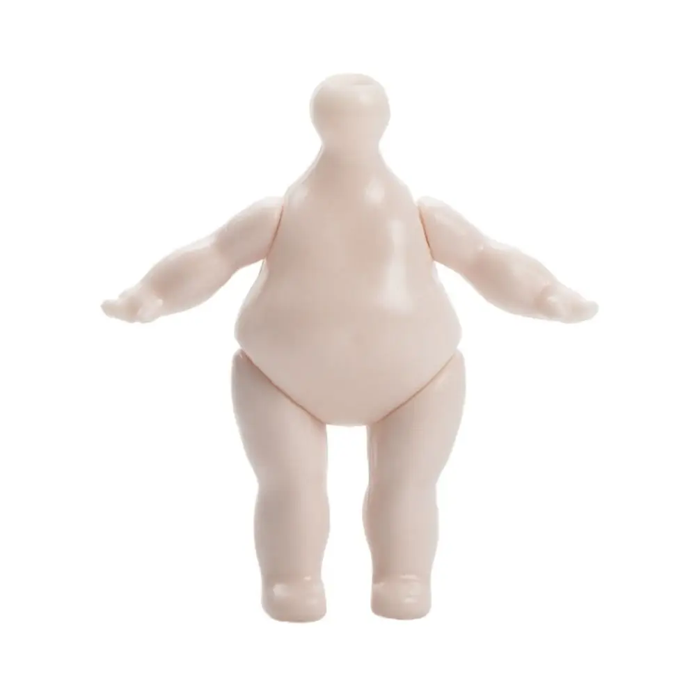 Mooie 1/12 BJD beweegbare gezamenlijke pop lichaam varken hoofd beweegbare naakt 12 kogelgewricht pop DIY speelgoed pop hoofd met haar peuter