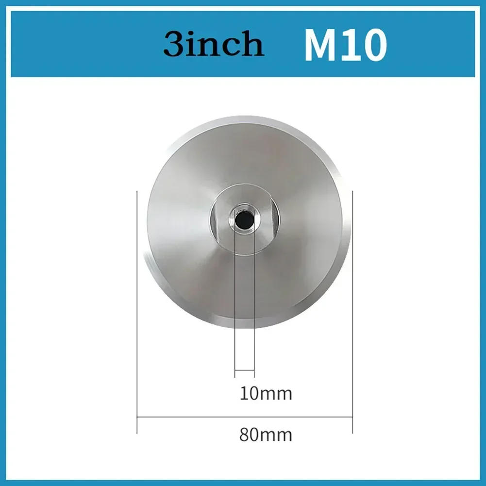 Almohadilla de respaldo de aluminio grueso, lijadora angular, almohadilla de pulido de 3/4 pulgadas M10 M16 5/8-11, soporte de respaldo para máquina