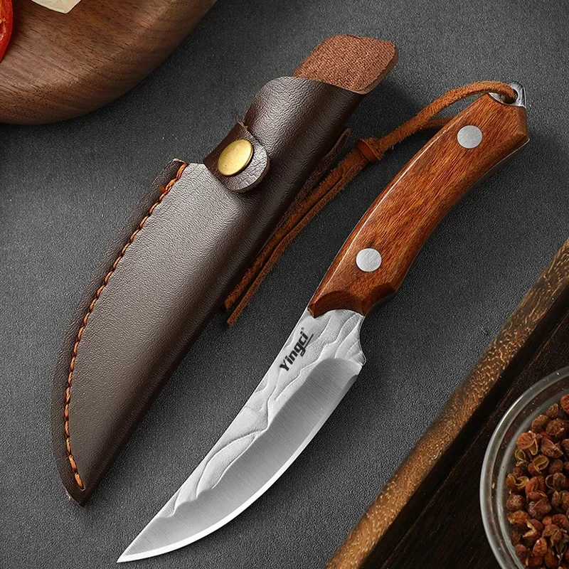 

Mongolian Hand Held Meat Knife Fruit-Knife Household Sharp High Hardness-Knife Multi Purpose Outdoor Camping Self-defense-Knife