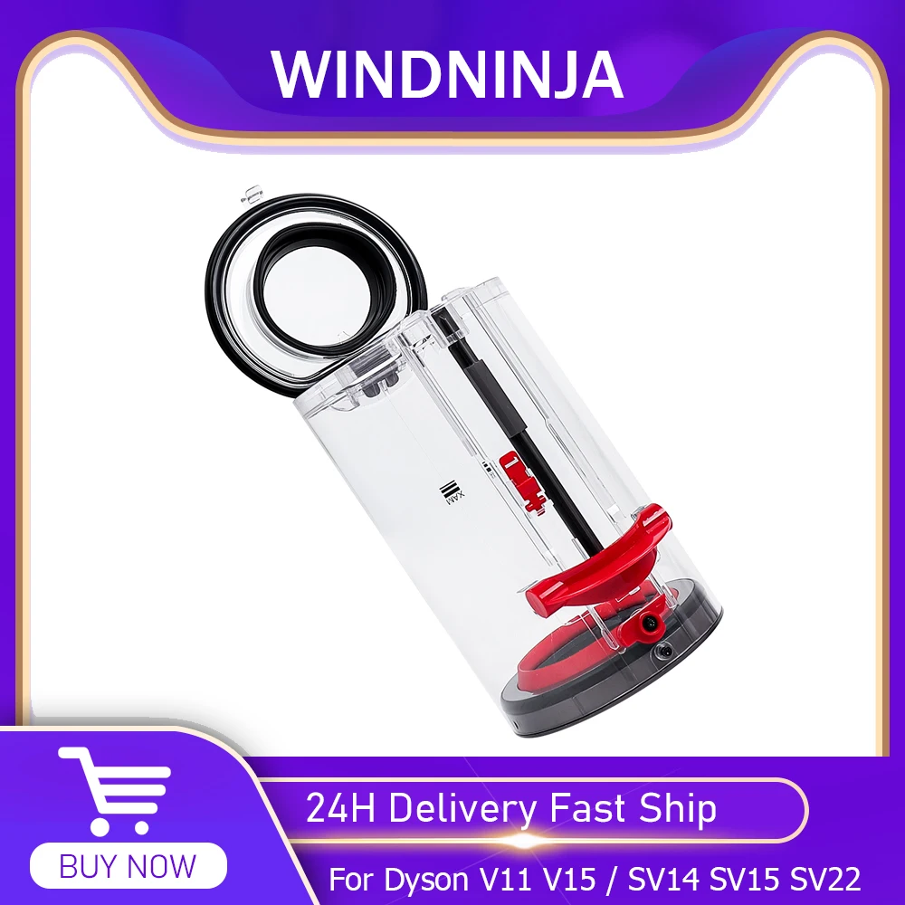 صندوق غبار كبير لدايسون V11 V15 / SV14 SV15 SV22 النسخة الأمريكية مكنسة كهربائية استبدال جزء علبة/ملحقات دلو الغبار