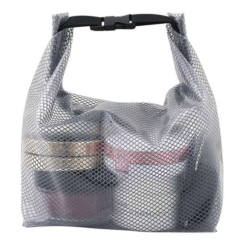Large Capacity Waterproof Storage Bag for Fitness Clothing Swimming and Toiletries Stylish Drawstring Pouch for Men and Women