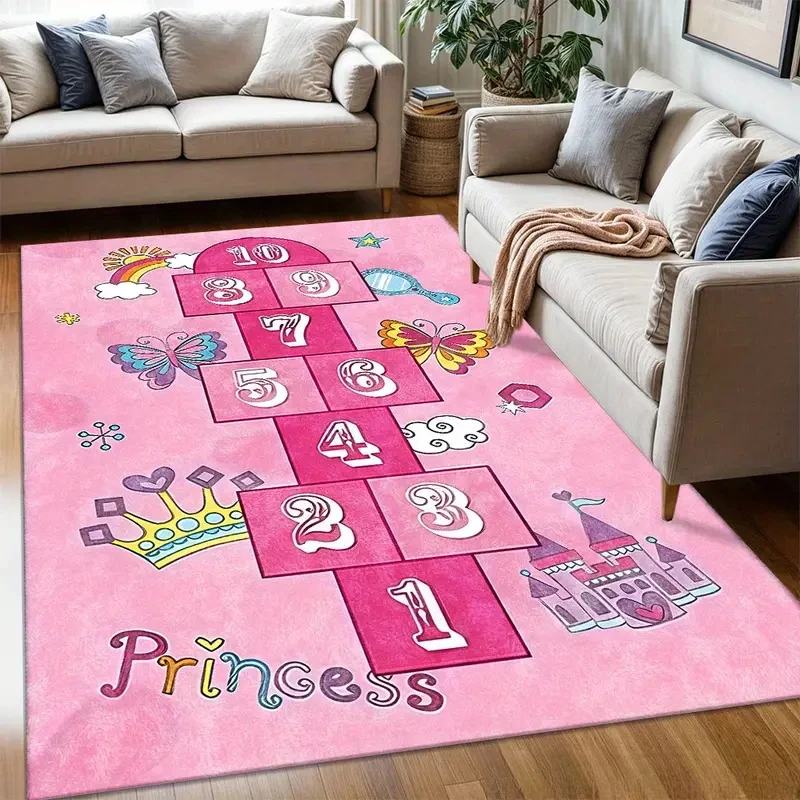 Alfombra de ciudad rosa para d - Kids Outdoor Games Ideas reseña y precio