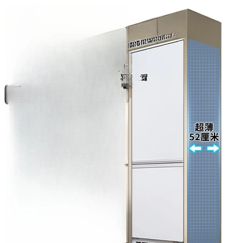 

ultra-thin depth, flat embedded double door embedded, air-cooled and frost-free small apartment, household refrigerator