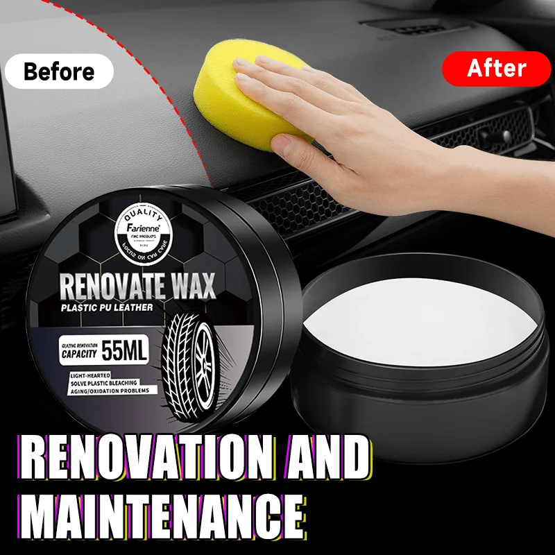 

Крем для восстановления автомобильных сидений и салона — воск для ухода за искусственной кожей и пластика для всех автомобилей