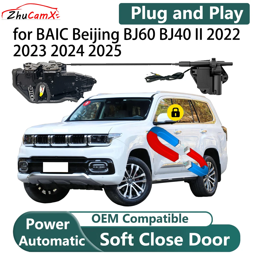 

for BAIC Beijing BJ60 BJ40 II 2022 2023 2024 2025 Automatic Electric Soft Close Door Closer Power Comfort Closing System