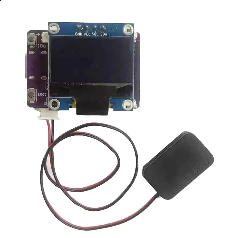 Mini ESP32-S3 para placa de desarrollo de reconocimiento de voz AI 16MB Flash 8MB PSRAM pantalla OLED de 0,96 "Control de voz y Kit de Robot Chat