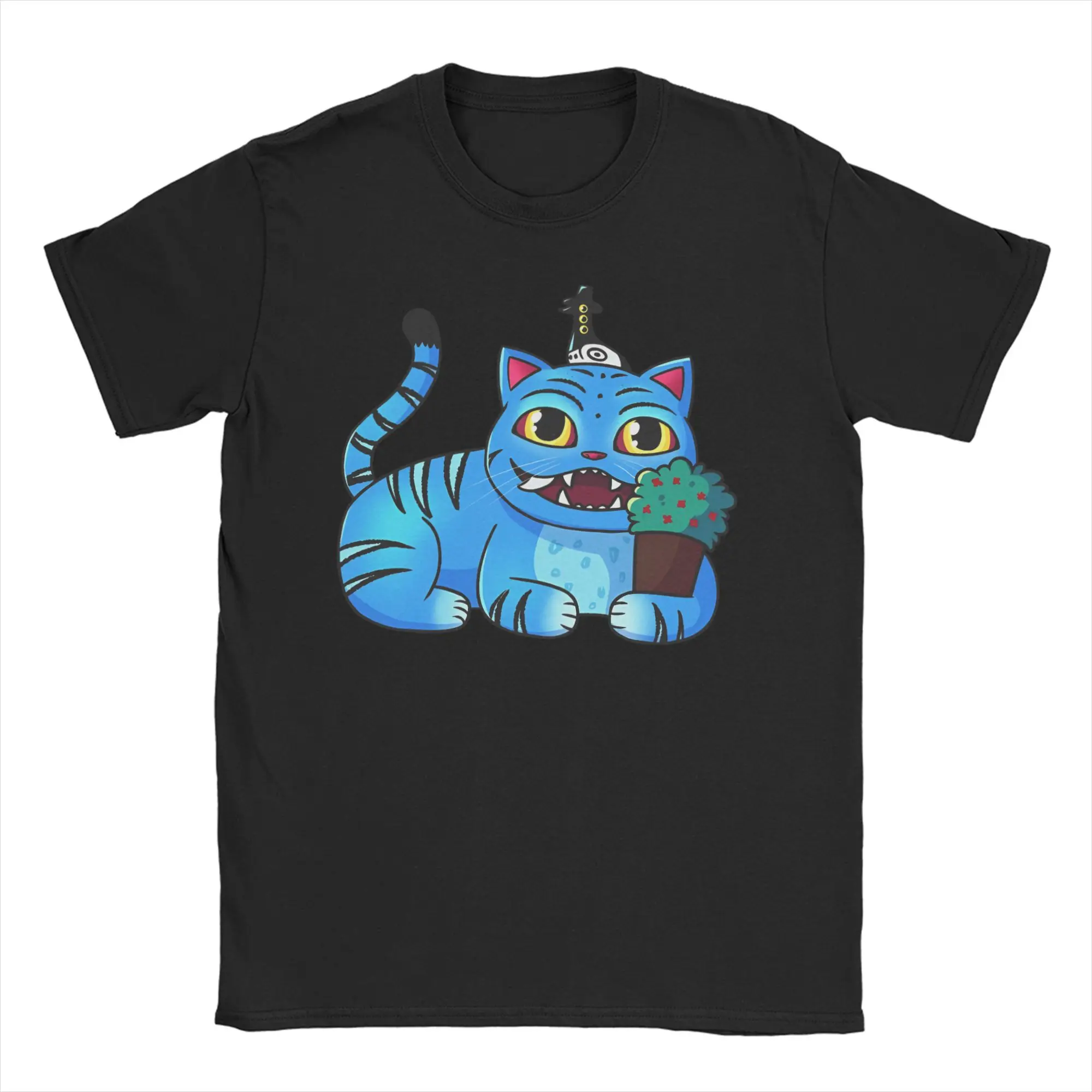 

KPop Demon Hunters Men's T Shirt Vintage Tee Shirt Short Sleeve Crewneck T-Shirt Cotton Printed Clothing