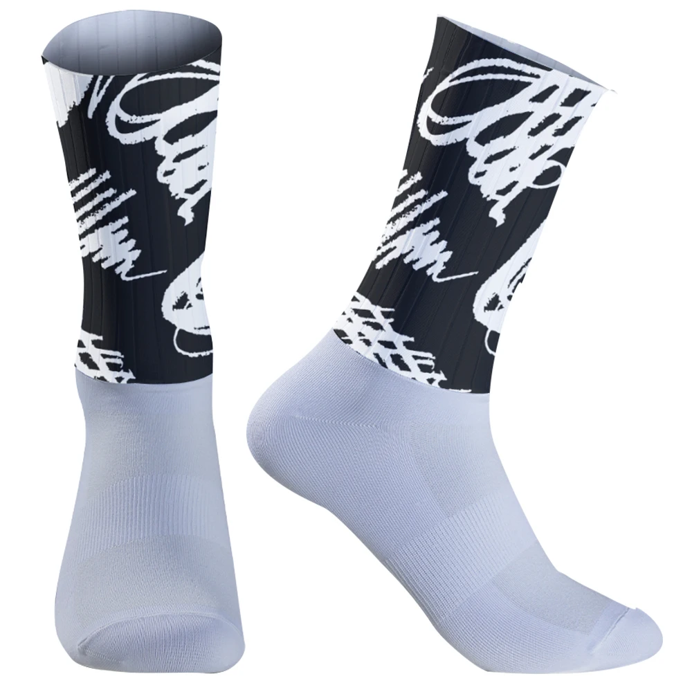 

Essential high socks for long-distance cycling, anti slip and shock-absorbing, ankle protection, breathable and sweat proof