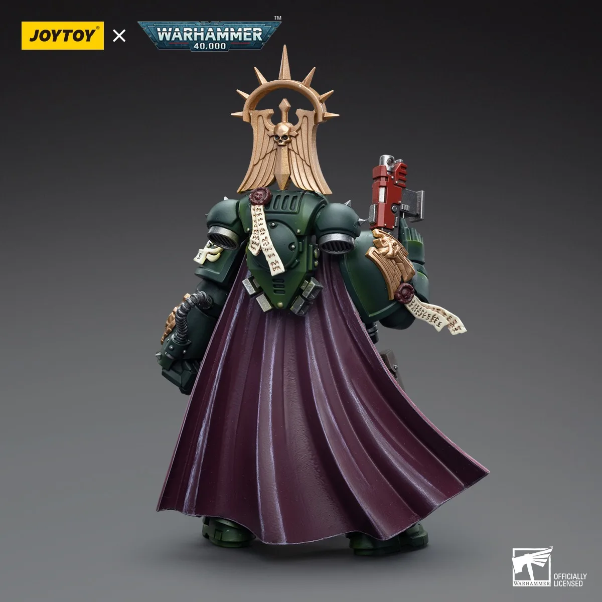 【Accessories】JOYTOY Warhammer 40k 1/18 Action Figures Dark Angels Master with Power Fist Model Toy