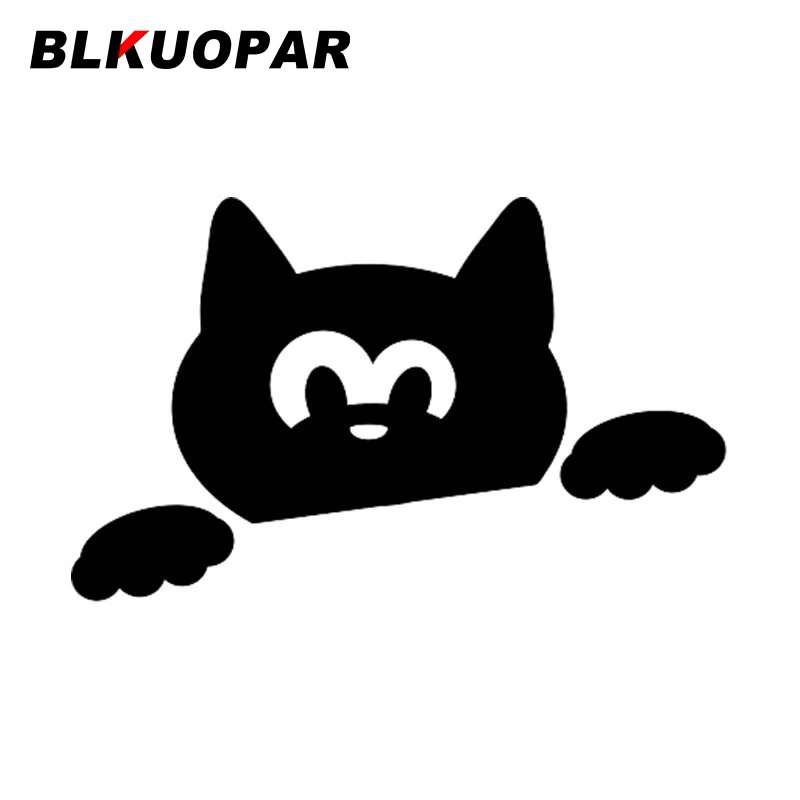 

BLKUOPAR Cat Car Sticker Fashionable Original Sunscreen Decal Creative Waterproof Windows Bumper Decoration Car Door Protector